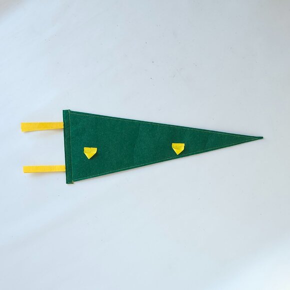 LOST IN NATURE Pennant Retro Style Green Felt 20 Inches Decor NEW - Picture 2 of 2